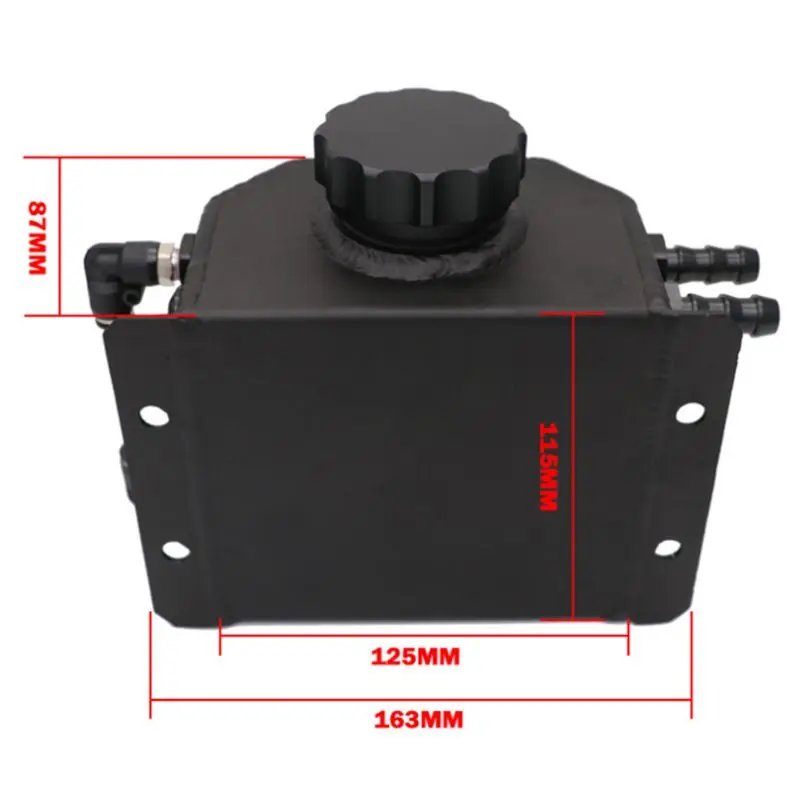 1 шт. универсальный автомобильный масляный бак для автомобиля радиатор