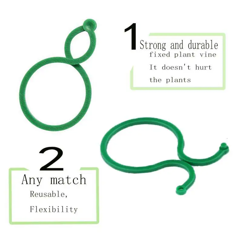 100pcs Садоводство 8 гранная витая пряжка кольцо брелок в виде тыквы садовые