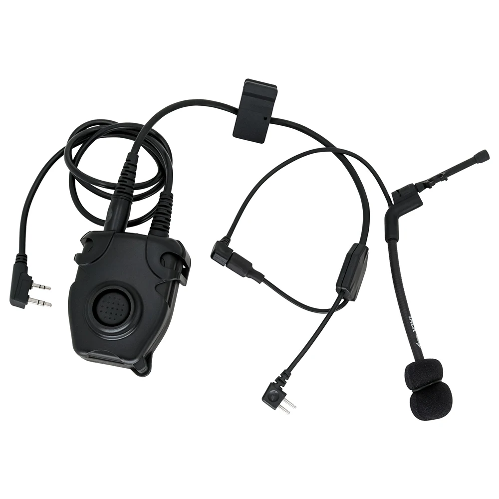 

HEARING TACTICAL Tactical Headset Y-line Kit Equipped with PELTOR PTT and Comtac Headset Microphone Suitable for Comtac Headset