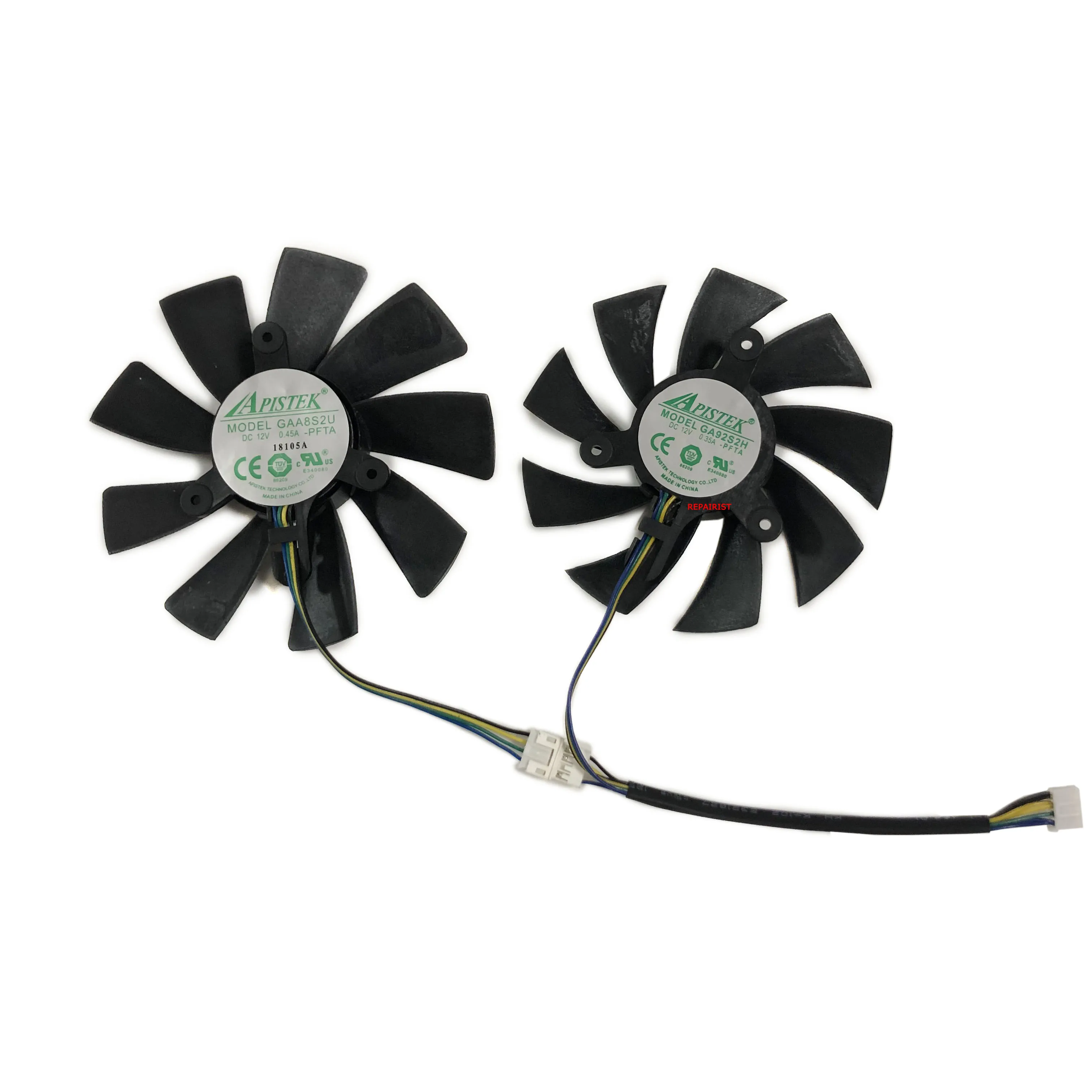 GTX1080 Ti VGA GPU радиатор 4Pin альтернативные Графика карты вентилятор для ZOTAC GeForce GTX1080Ti
