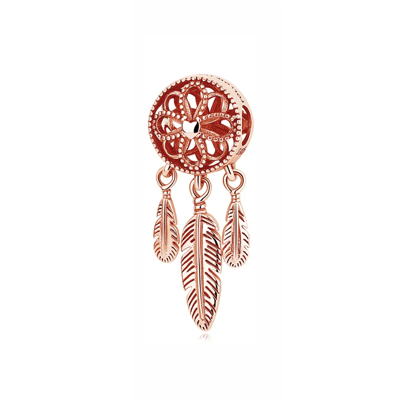 12 Authentic 925 Sterling Silver Beads Charm Crystal charm Rose Gold Clear CZ Fit Original Pandora Bracelet Women Diy Jewelry - Цвет: 12