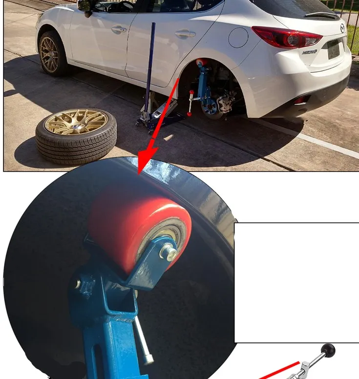 

Front side heavy-duty expander for automobile side guard plate reforming expander tool wheel arch roller flaring
