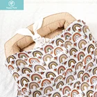 Муслиновая пеленка Happy Flute 100% хлопок, 1 шт., мягкое одеяло для новорожденных, черная белая марлевая пеленка для младенцев