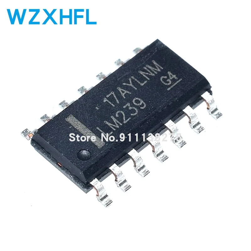 Новинка 10 шт. LM239DR SOP-14 LM239 SOP LM239DT 239DR | Электронные компоненты и принадлежности