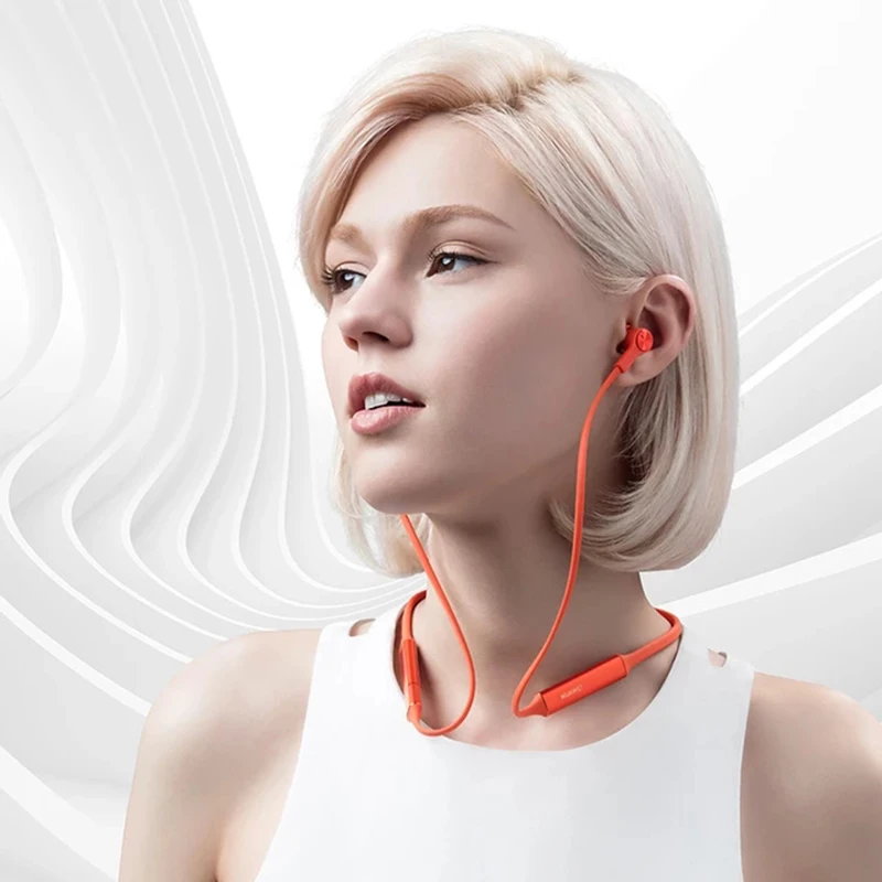 Беспроводные наушники Huawei FreeLace с Bluetooth спортивные водонепроницаемые вкладыши