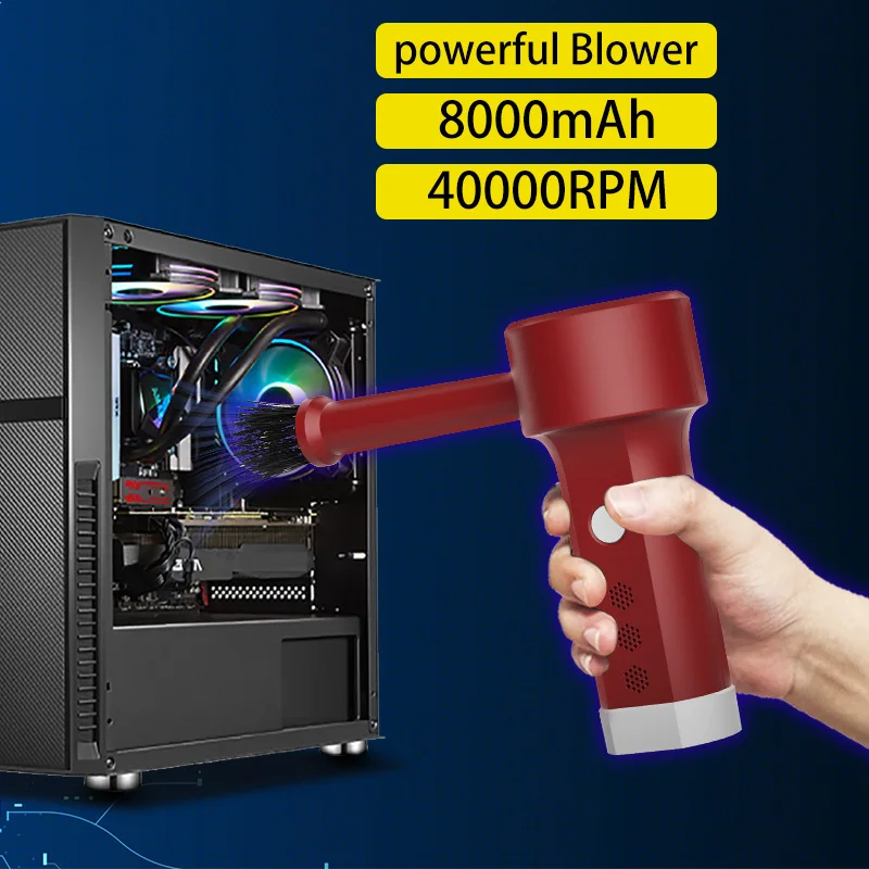

Compressed Air can for computers ,Electric Air Dust Computer Cleaning,Cordless Air Blower Cleaner for PC Keyboard Crumbs Car