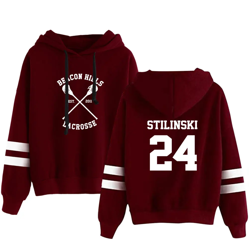 Принт Teen Wolf Stilinski 24 печать осень и зима отдых преппи Повседневная Уличная одежда