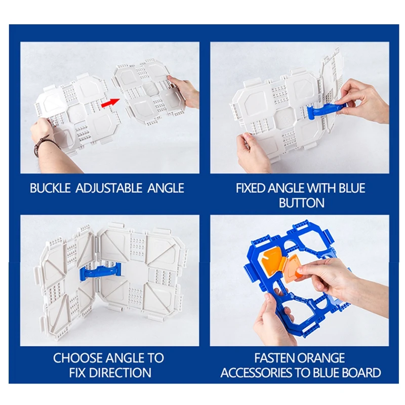 

Kids Outdoor Toy Building Blocks Building Board for Nerf Battle Bunkers & Target Practice Set for Nerf War