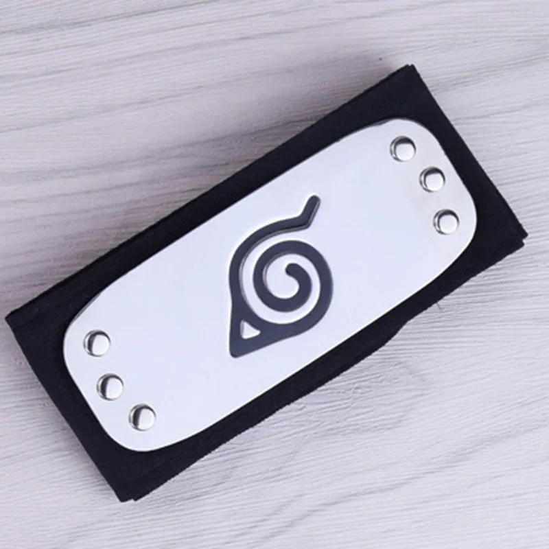 Аниме повязка Naruto Конохи логотип Konoha Итачи Учиха производства компании "Kakashi" Akatsuki членов карнавальный костюм аксессуары