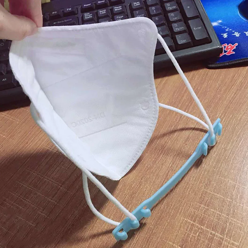 

Reusable Adjustable Silicone Mounting Ear Buckle Strap for Mouth-Muffle Face Cover Ears Protector Non-Slip BMF88