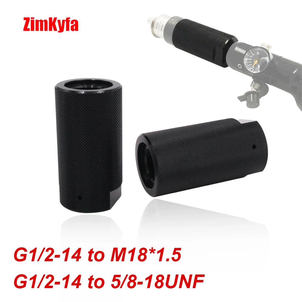 

ПХФ Пейнтбол Баллон со сжатым воздухом Регулятор-адаптер конвертер M18 * 1,5 или 5/8 "-18UNF