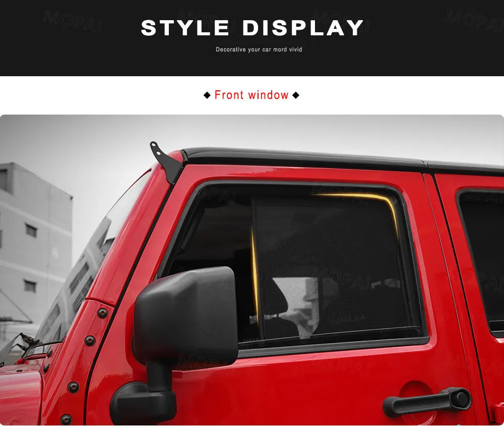 MOPAI солнцезащитный козырек для Jeep Wrangler JK 2007+ защита от ультрафиолета Защита от солнца на лобовое стекло Защита от солнца для Jeep JK Wrangler аксессуары