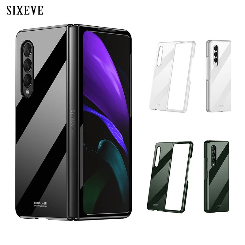 Чехол для Samsung Galaxy Z Fold 2 3 Fold3 Fold2 тонкий зеркальный защитный чехол голая
