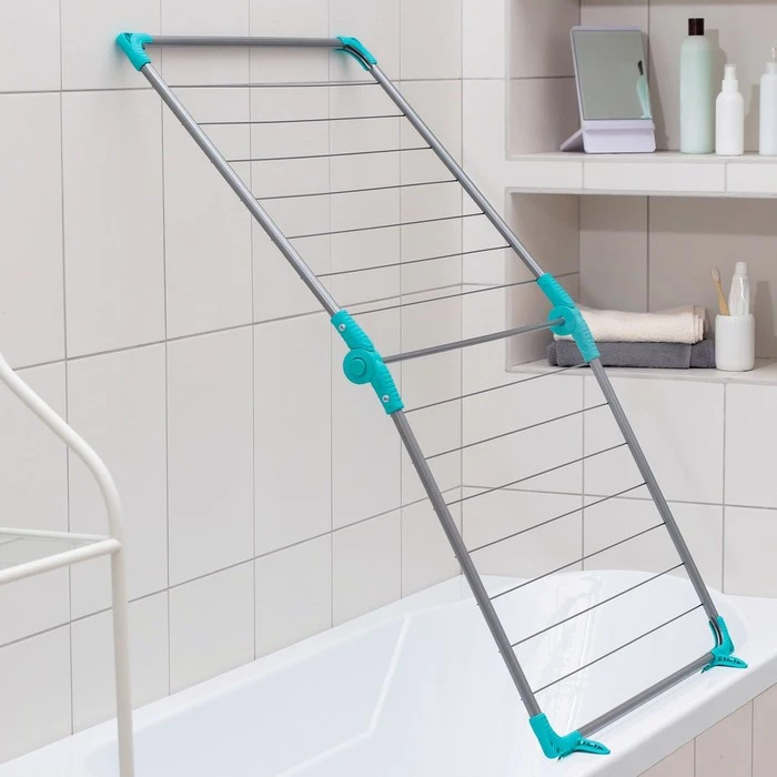 Сушилка для белья в ванну складная 10 м | Дом и сад