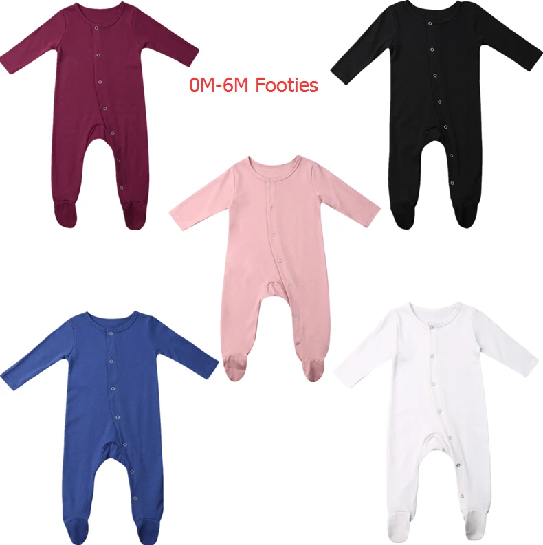 6 м закрывающие лодыжки для малышей/12 M 24 месяцев комбинезон маленьких девочек и