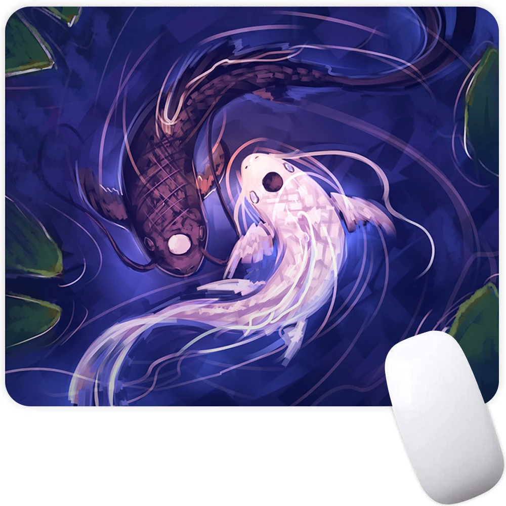 

Small Gaming Mouse Pad XXL Computer Mousepad PC Gamer Mouse Mat Laptop Mausepad Cute Yin Yang Mouse Carpet Keyboard Mat Desk Pad