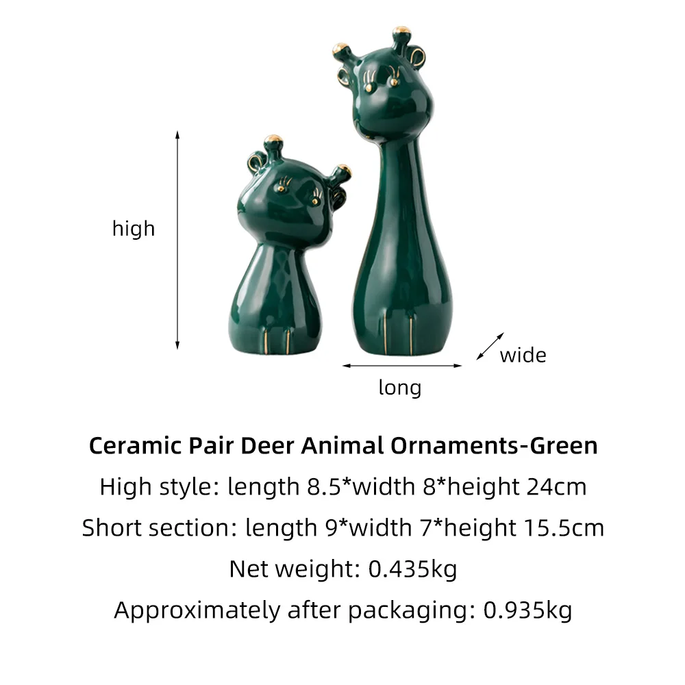 

Nordic Modern Lucky Deer Decoration Creative Living Room Study Desktop Decoration Home Decoration Accessories Wedding Gift