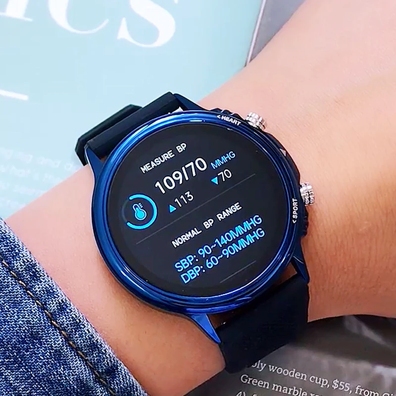 

ZUIDID Smart Watch Men 1.32 inch 360*360 Full Touch Display Heart Rate Blood Pressure Music Control Waterproof Sports Women