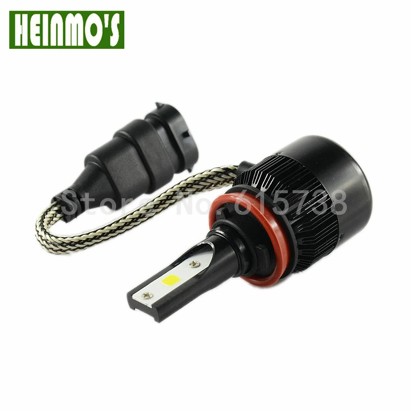 2 * светодиодный налобный фонарь H8 H9 H11 Авто H7 H3 H1 H4 дальнего ближнего света Plug Play