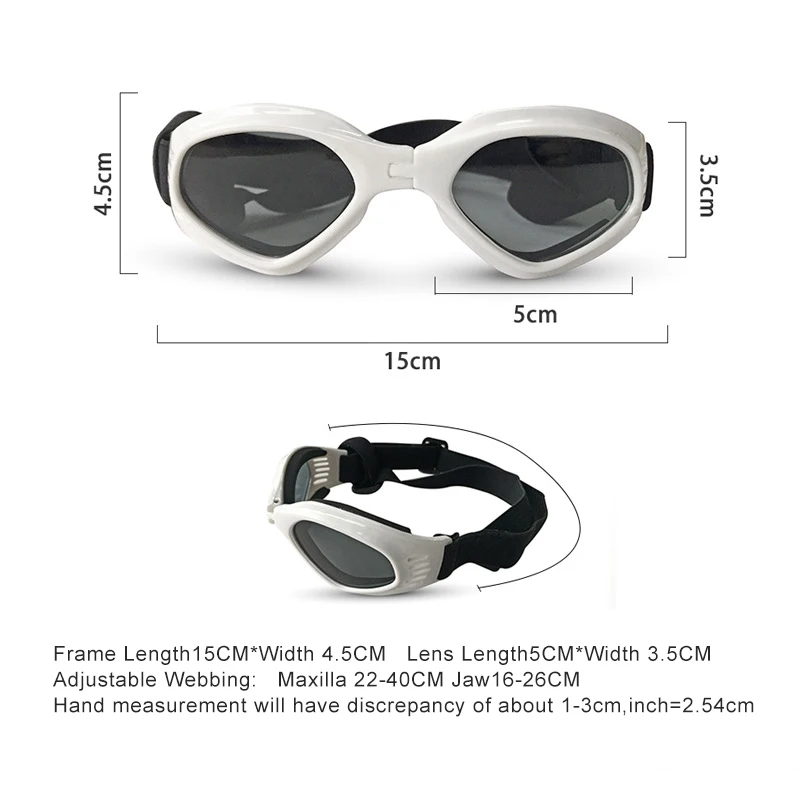 Heart-Shaped Sunglasses For Dog Adjustable Webbing Fashion Foldable Pet Ski Goggles Protection UV Dogs EyeWear Pets Products | Дом и сад