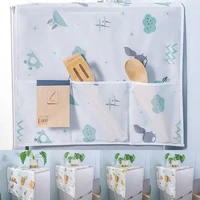 colorful geometric floral refrigerator cover cloth dust cover household appliances waterproof cover towel household refrigerator