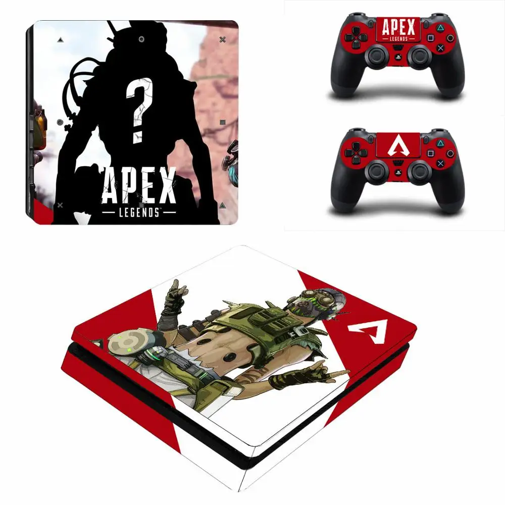 Тонкие стикеры APEX Legends PS4 s Play station 4 наклейки для PlayStation Slim виниловые Стикеры консоли и контроллера|Наклейки| |