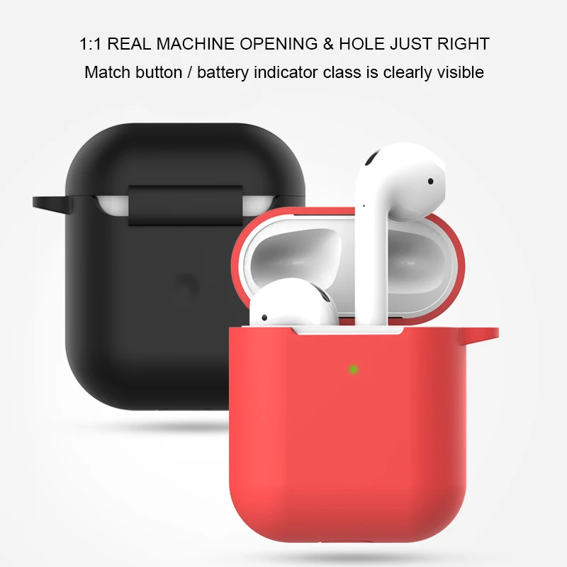 3 шт. аксессуары для AirPods 2 Чехол беспроводные Bluetooth наушники Air Pods защитный чехол для AirPod аксессуары