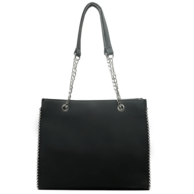 

High capacity Scrub PU Leather Shoulder Simple Bags For Women 2020 Autumn Chain Luxury Crossbody Bag Female Fashion Handbags