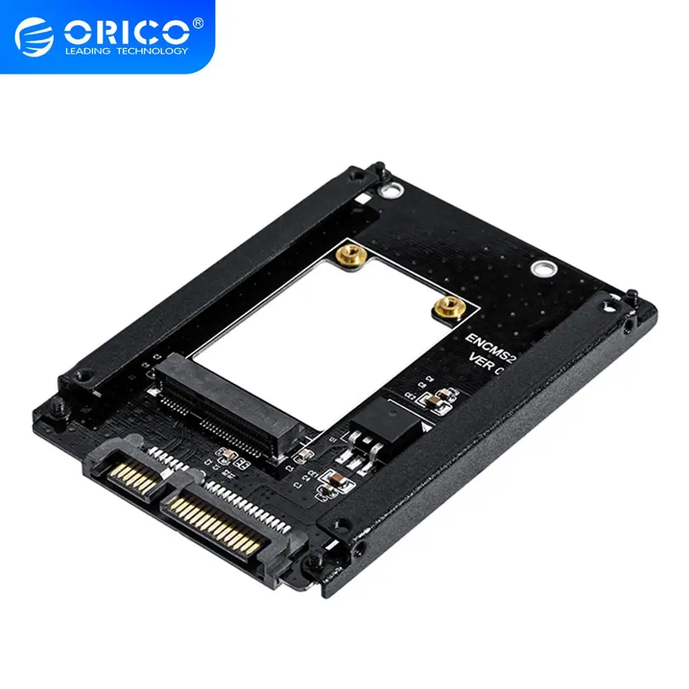 Адаптер ORICO mSATA для 2 5 дюймового SATA 22PIN адаптер SSD карта с полным размером высоты
