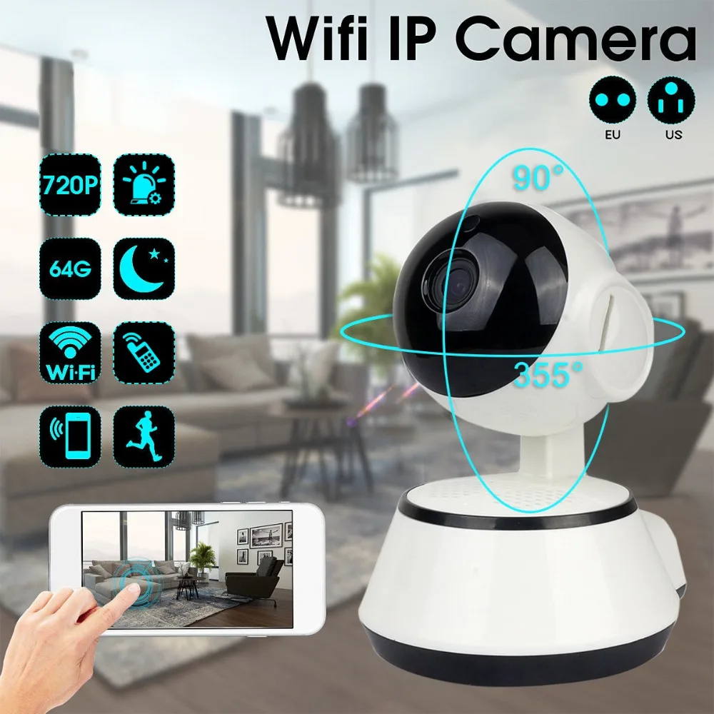 

Беспроводная IP-камера для радионяни с поддержкой Wi-Fi, 720P