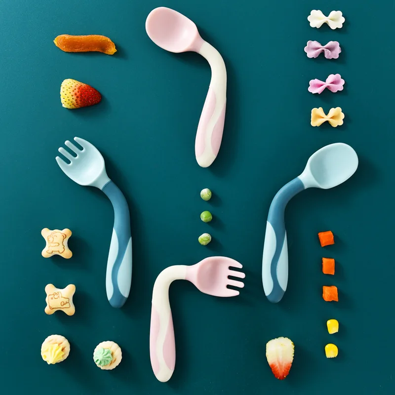 2 шт. силиконовые ложки для обучения младенцу |