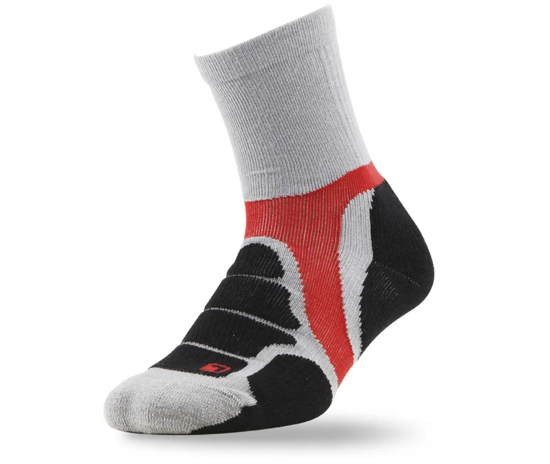 1 pair black gray 3 пары спортивных носков для бега, ZEALWOOD унисекс из мериносовой шерсти, антиблистерные носки для пеших прогулок - Цвет: 1 pair black gray