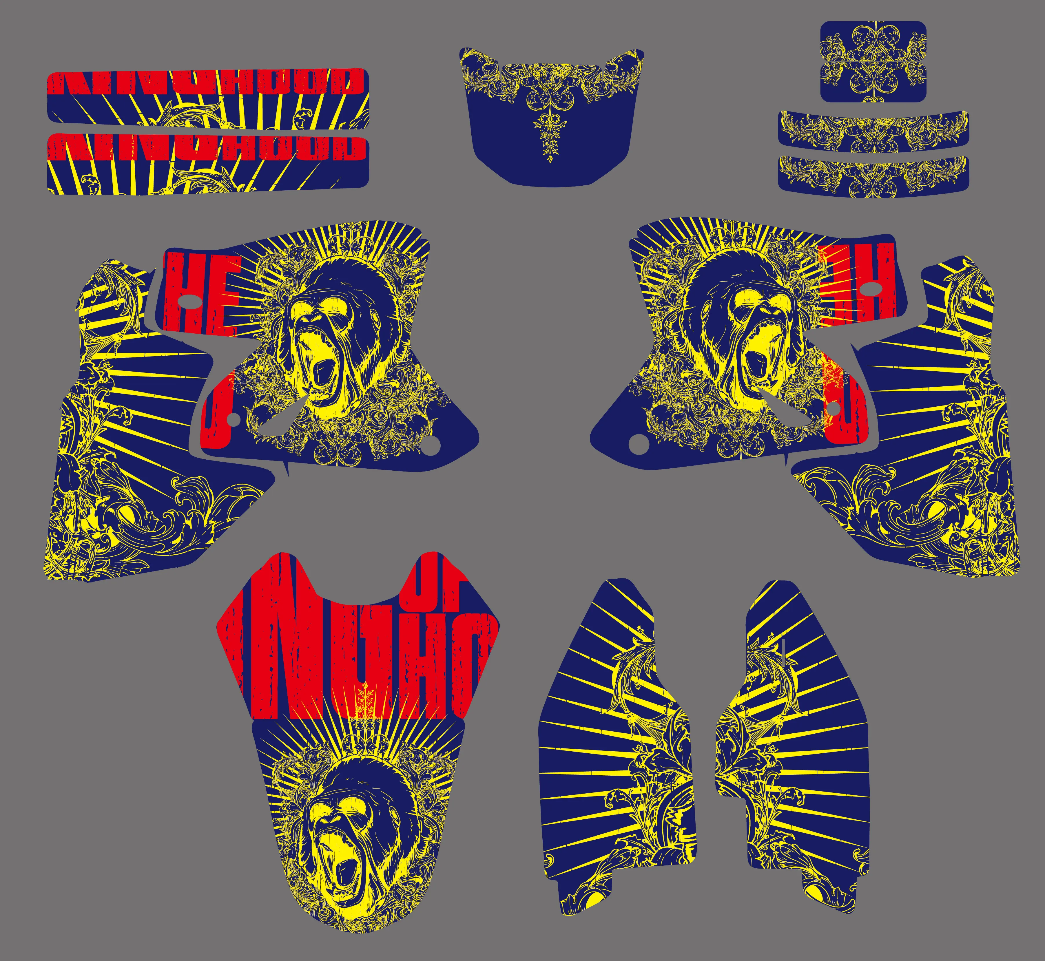 0026 новый стиль команда графических наклеек наклейки s для Suzuki DRZ400 DRZ400E DRZ400S DRZ400SM