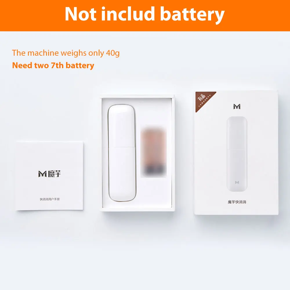 Белый XIAOMI MIJIA MY физический москитный репеллент устраняет москитный зуд палка для детской кожи, безопасный для детей, пожилых людей защищает портативный - Цвет: Белый
