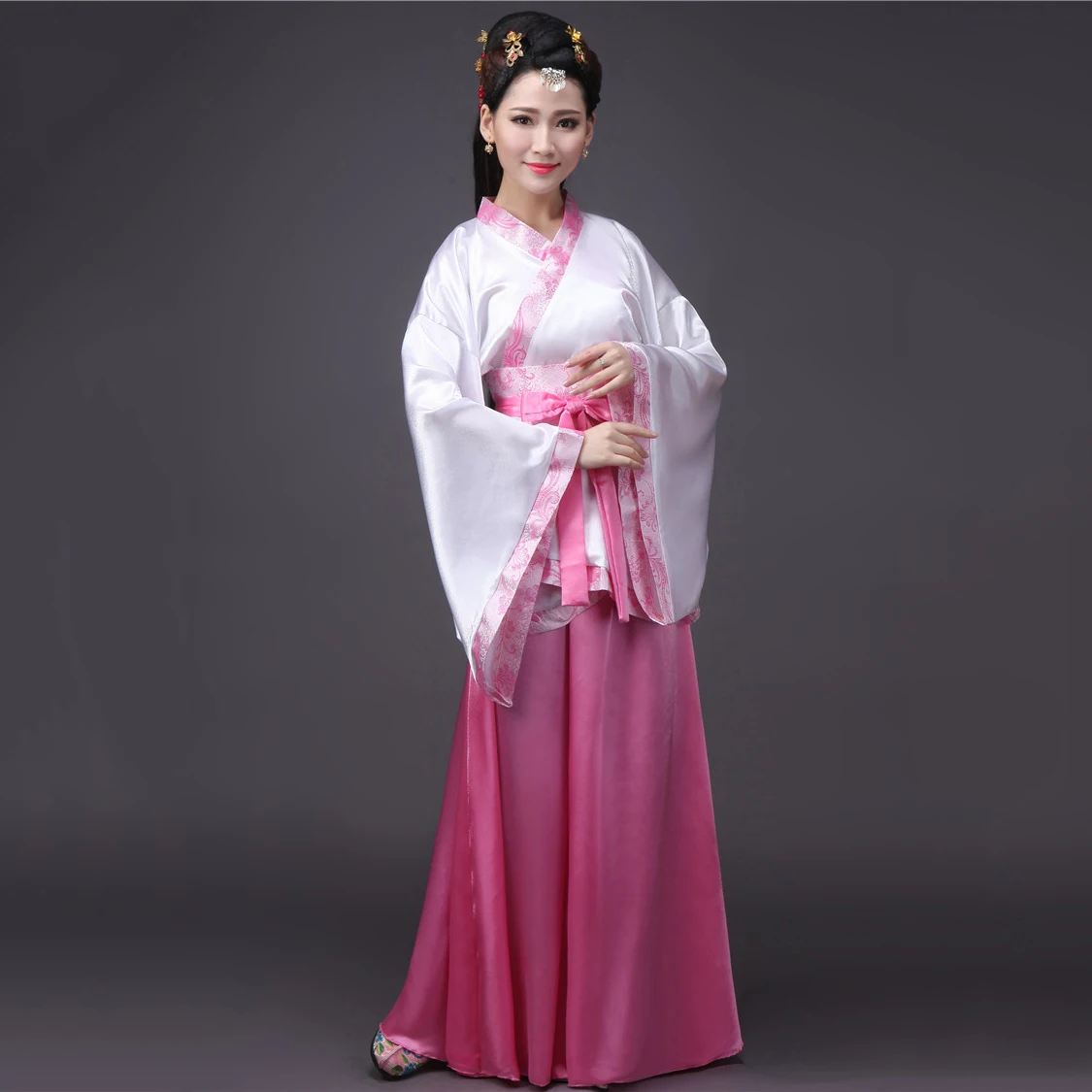 Женское платье для восточных танцев Hanfu Женская традиционная китайская одежда