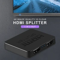 hdmi splitter 1 in 2 out multi support durable universal display port hub