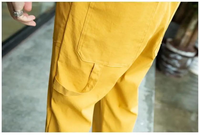 

New Fashion Jumpsuit Men Rompers One Piece Overalls Mens Short Sleeve Casual Punk Rock Denim Pants Male Clothing Plus Size