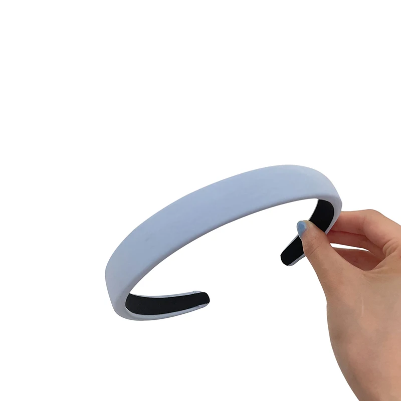 

NEW Hairband Fashion Women Thick Sponge Velvet Headband Ladies Hair Band Girl Hair Hoop DIY Satin Covered Resin Hair Accessories