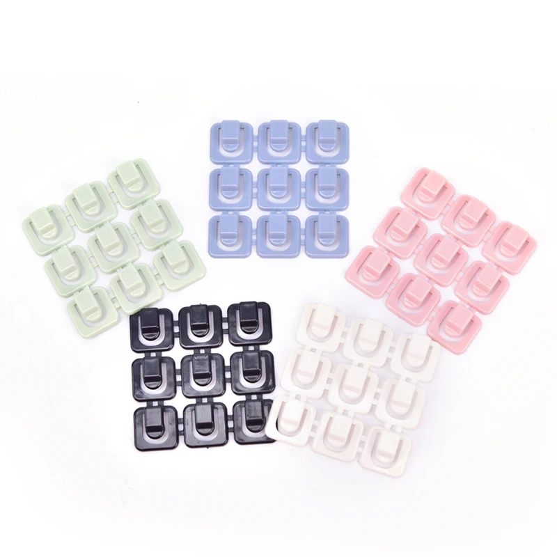 

18PCS Wire Cable Organizer Computer Data Cable Clips Fixer Line Organizers Cord Tie Clamps Adhesive Fastener Storage Buckle Mini