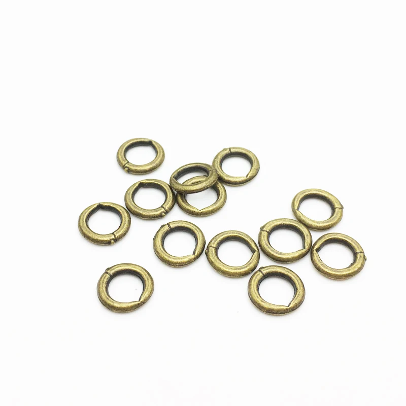 100 шт./лот новые круглые Бронзовые Подвески 10 мм винтажный браслет ожерелье делая