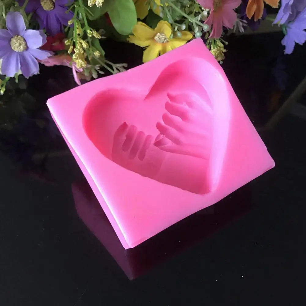 

3d силиконовая форма для мыла в форме сердца, ручной торт, инструменты для Дня Святого Валентина, оптовая продажа, украшения для кухни, силико...