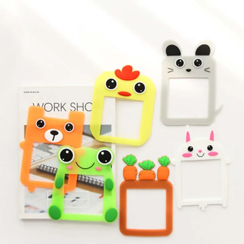 Светящаяся наклейка переключатель в виде мультяшного животного лягушки кролика