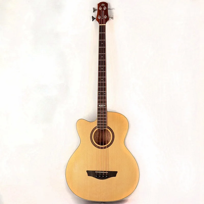 Левая рука 4 строки акустическая бас гитара матовое покрытие итальянский дизайн