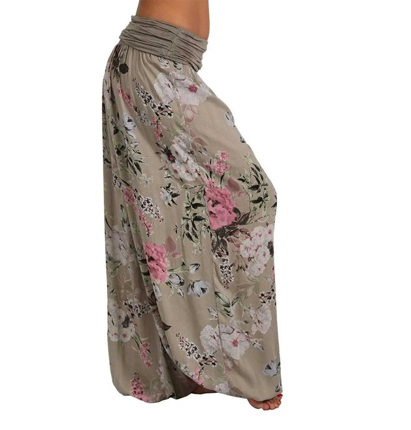 Брюки-султанки Женские повседневные летние свободные брюки Штаны женские