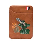 Кошельки мужскиеженские, с зажимом для карт, с цифровым принтом