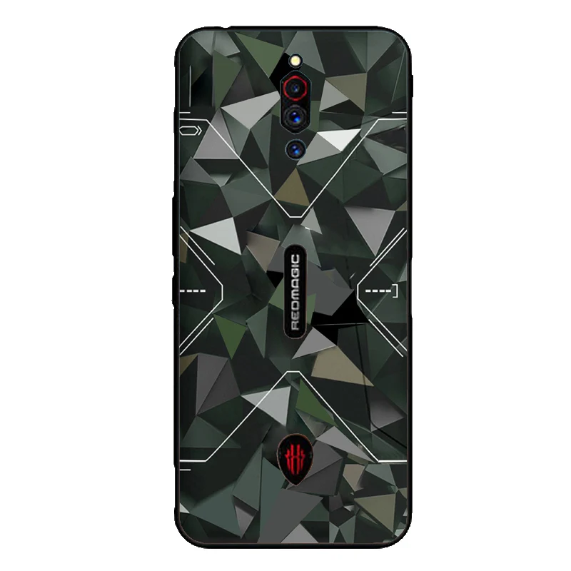 Чехол для ZTE Nubia Red Magic 5G камуфляжный Тонкий матовый чехол Redmagic s задняя крышка