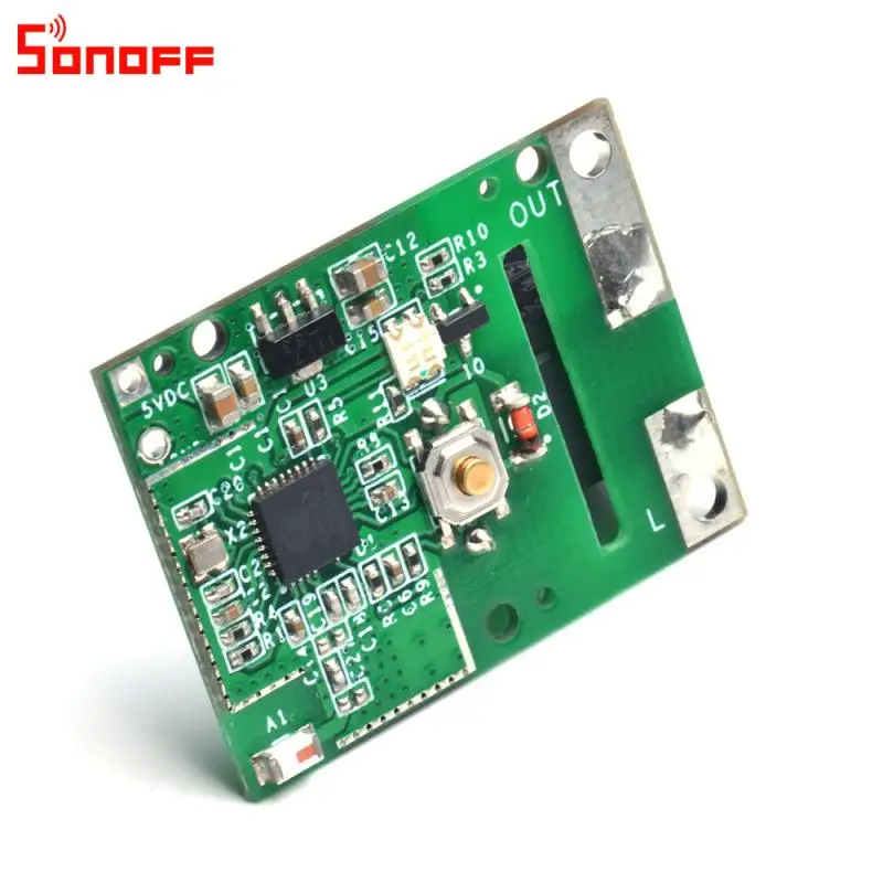 Переключатель Sonoff RE5V1C модуль для сухого контакта работа через приложение eWelink