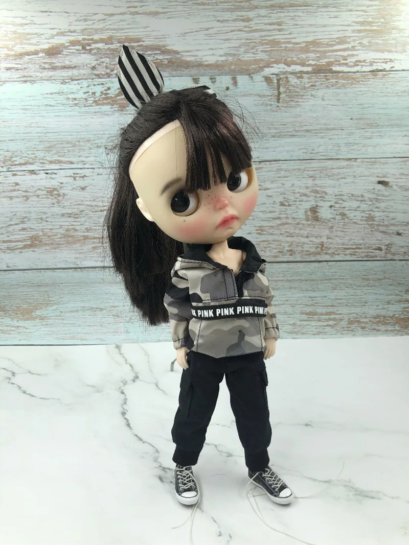 Стильная Одежда для кукол blyth Спортивная ветрозащитная Толстовка или комбинезон