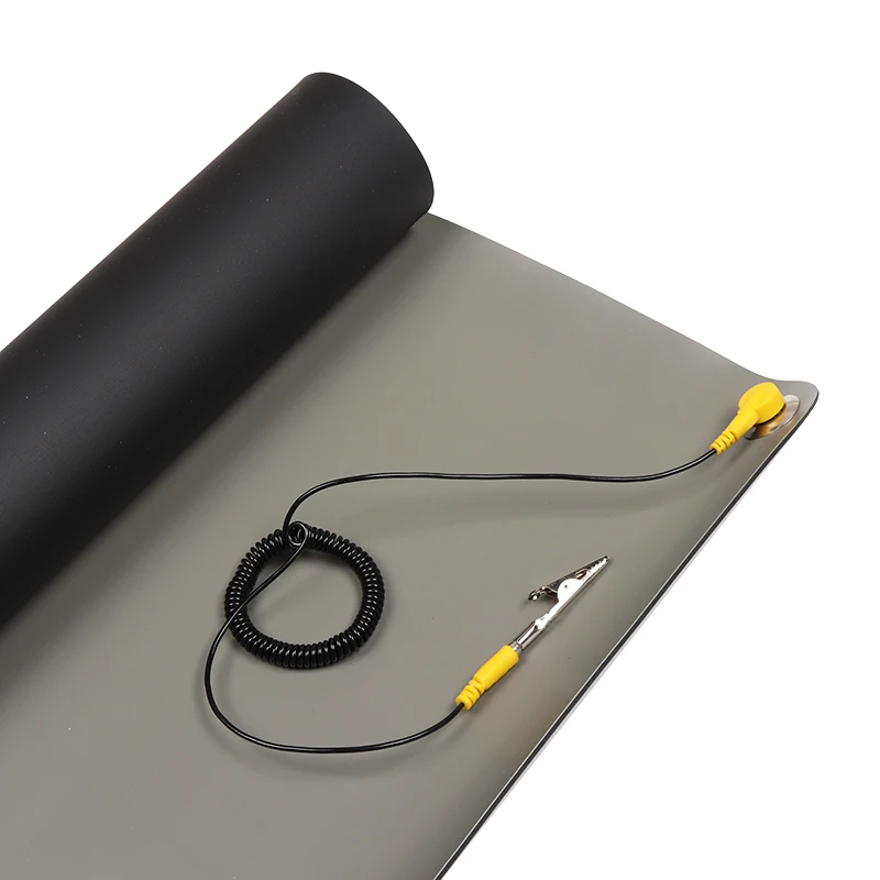 1 шт. черный Настольный Антистатический ОУР заземление коврик обслуживание