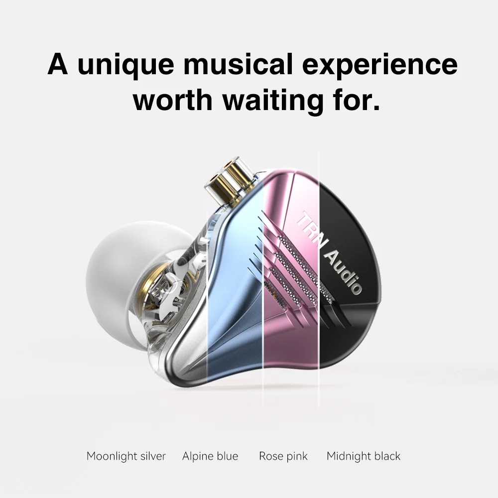 TRN TA2 1DD+2 Гибридные наушники Knowles BA IEMs с металлическим корпусом и съемным кабелем